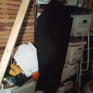 Black wool coat by ZARA